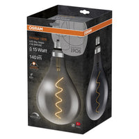 OSRAM Vintage 1906® LED Lampe dimmbar (ex 12W) 5W / 1800K Warmweiß E27 Rauchglas Optik, E27-Leuchtmittel-LEDVANCE Shop