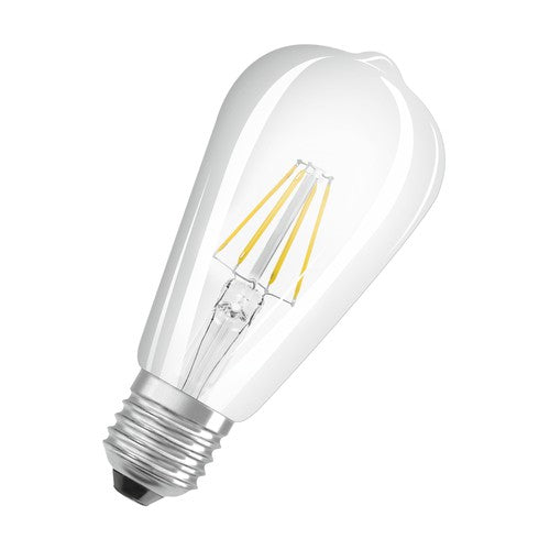 OSRAM Dimmbare FILAMENT LED-Lampe LED SUPERSTAR+ CL Edison FIL 60 dim 5,8W/927, CRI90 E27-Leuchtmittel-LEDVANCE Shop