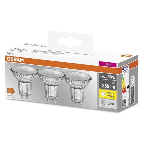 OSRAM LED BASE Spot PAR16 50 36° 4.3 W/2700K GU10 , Warmweiß-Leuchtmittel-LEDVANCE Shop