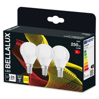 BELLALUX LED-Lampe, Sockel E14, Warmweiß (2700K), Matt, Tropfenform, Ersatz für herkömmliche 25W-Glühbirne, Doppel-Pack-Leuchtmittel-LEDVANCE Shop